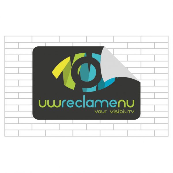 Muursticker Uwreclamenu Webshop